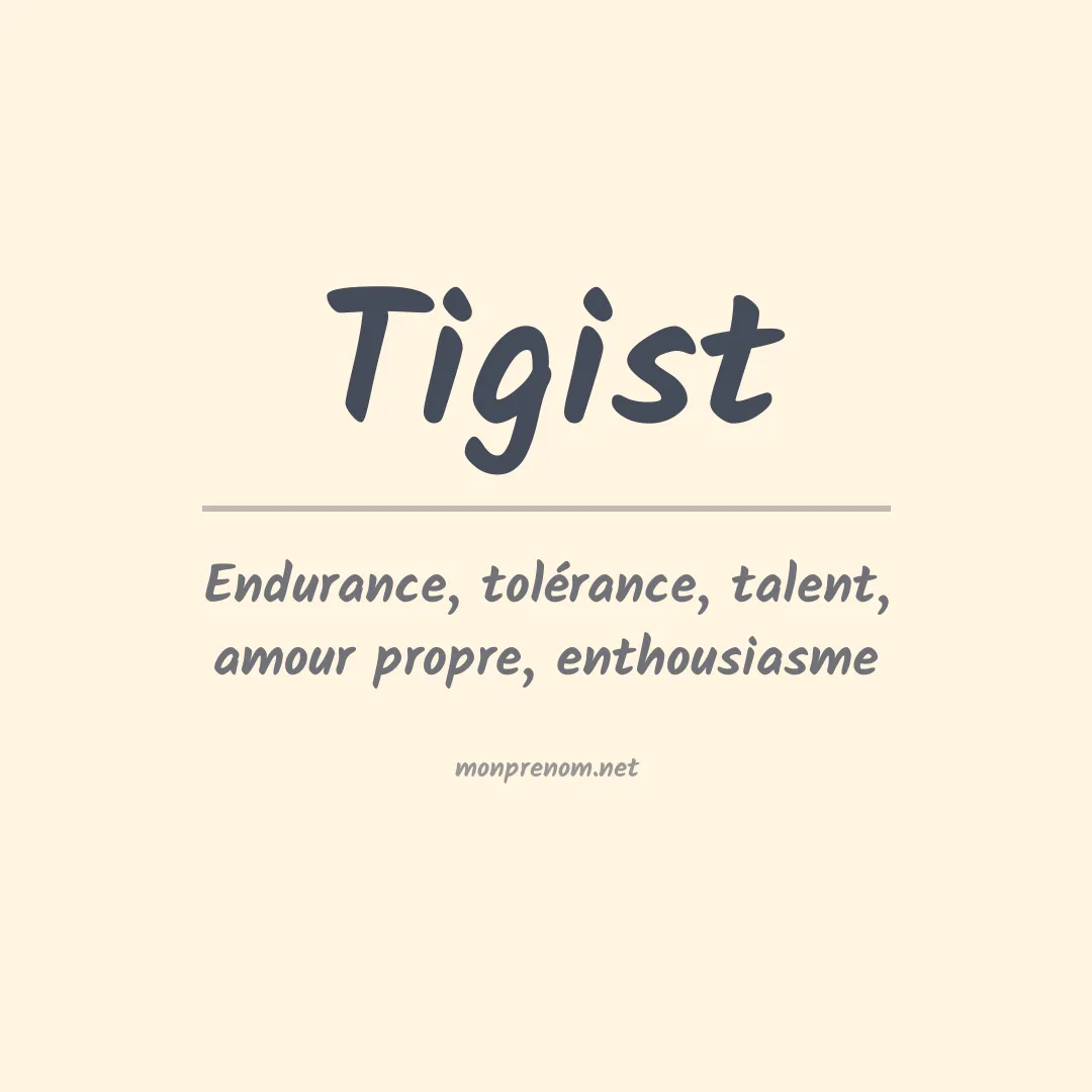 Signification du prénom Tigist