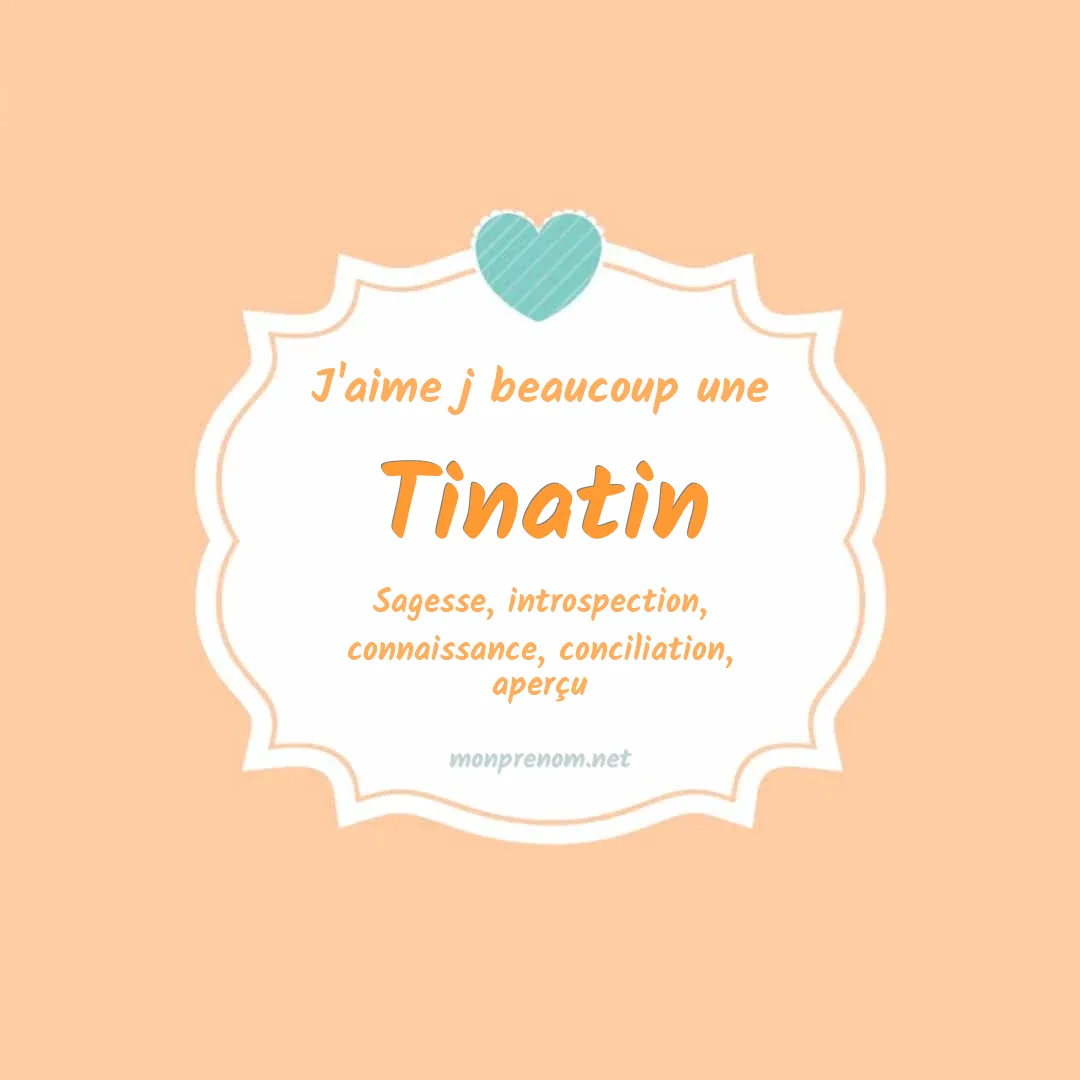 J'aime beaucoup Tinatin