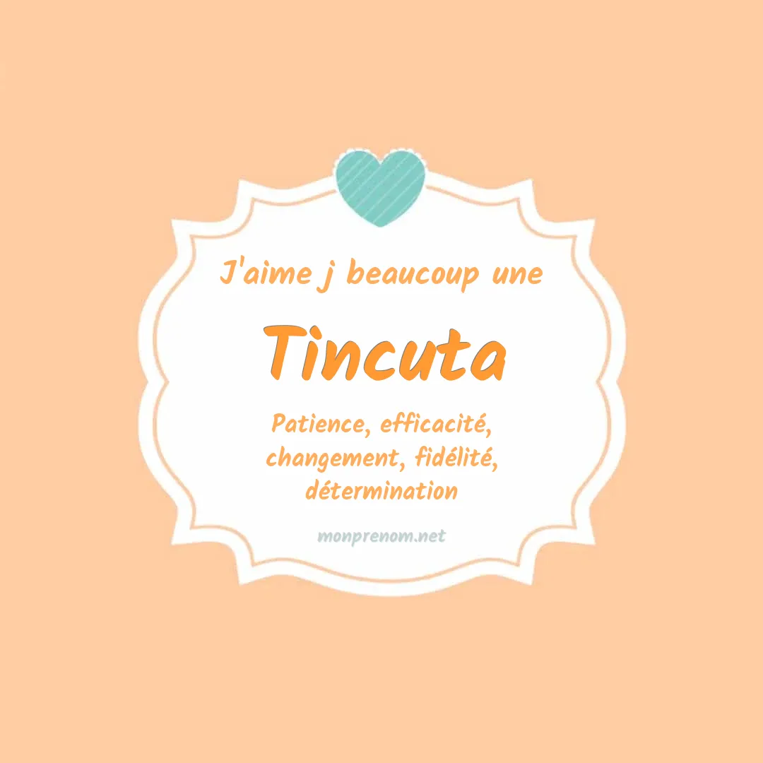 J'aime beaucoup Tincuta