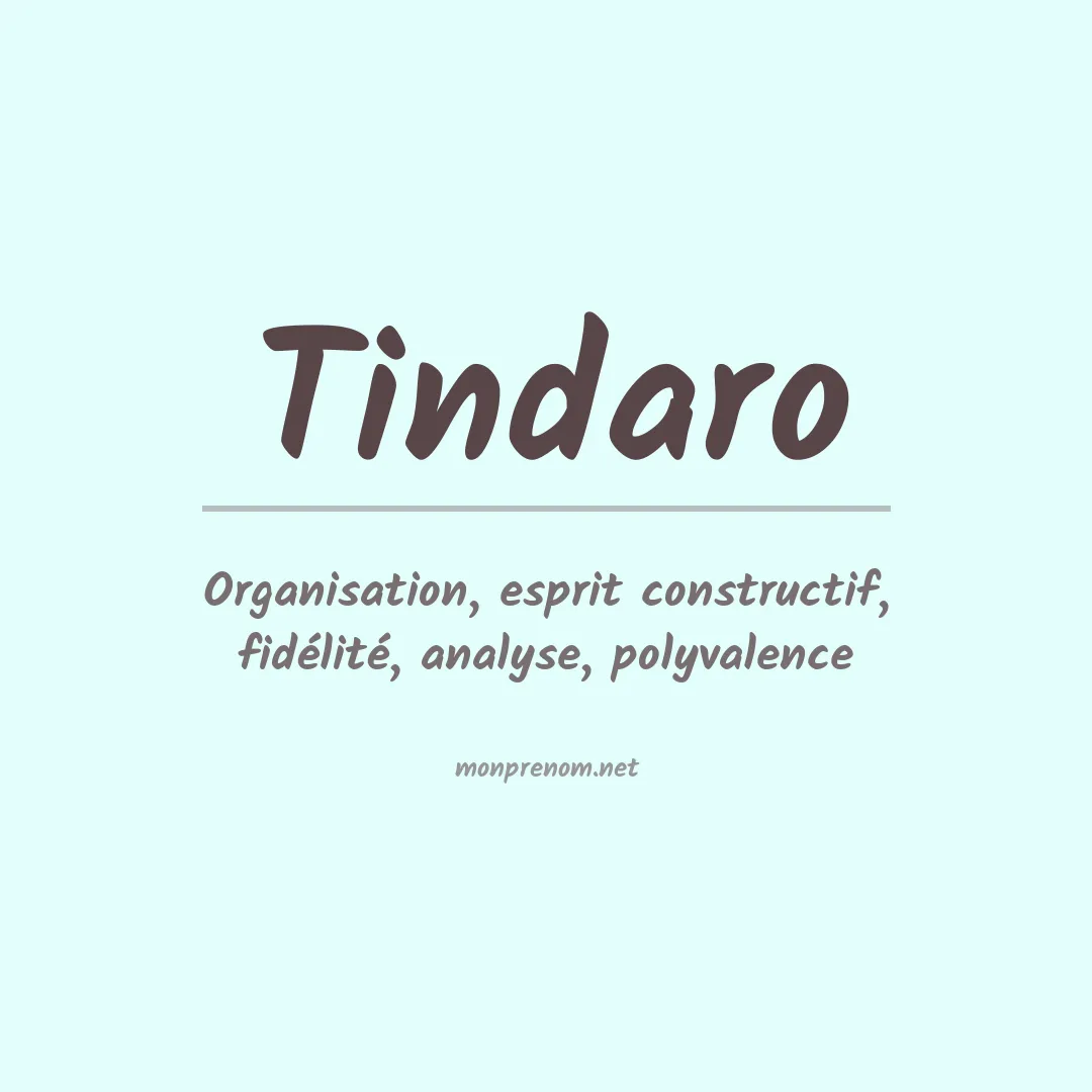 Signification du prénom Tindaro