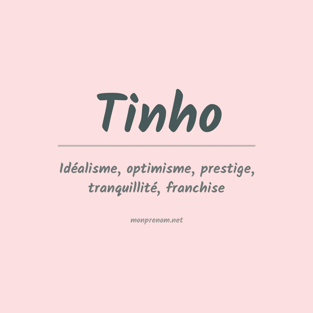 Prénom Tinho