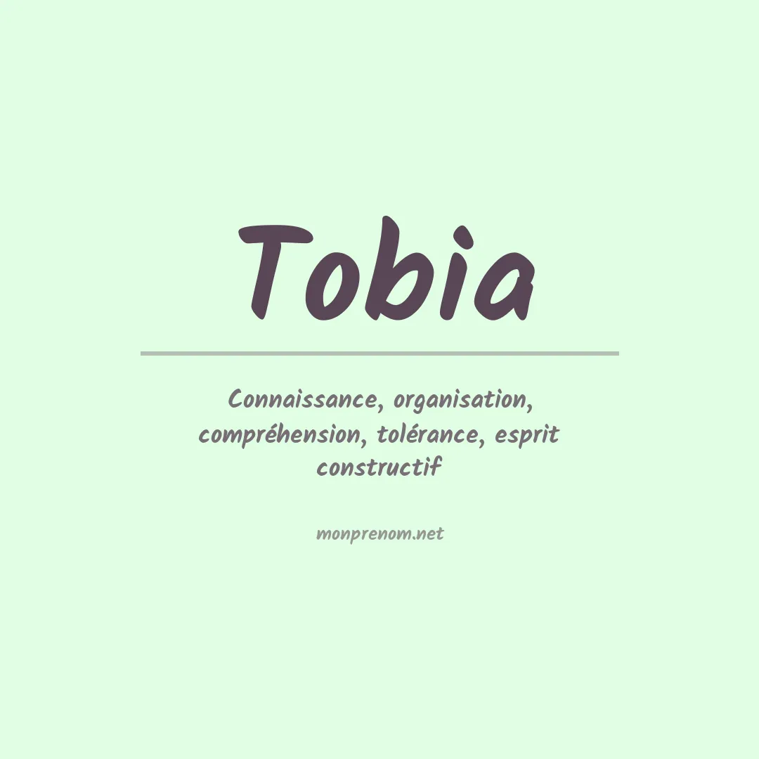 Prénom Tobia