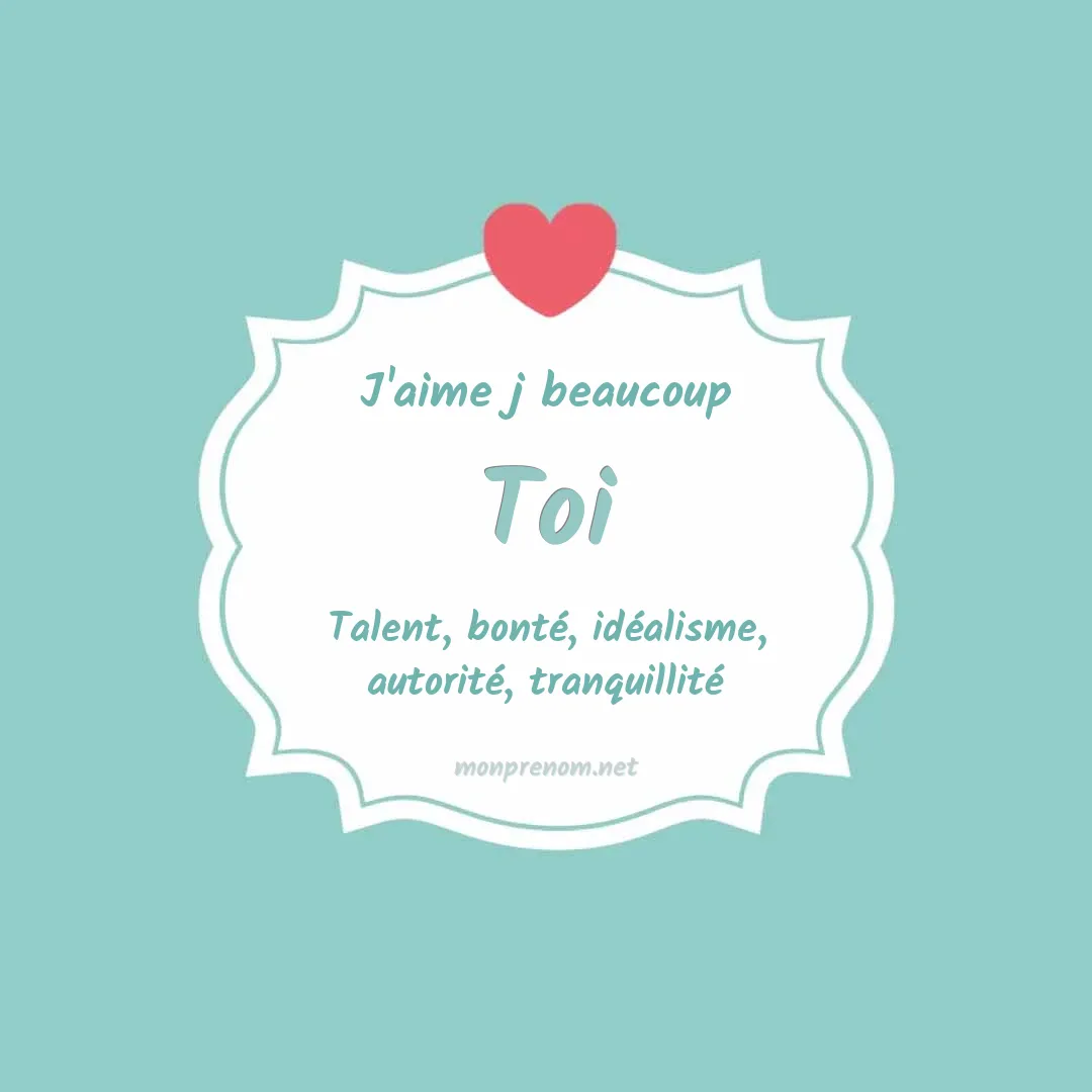 J'aime beaucoup Toi