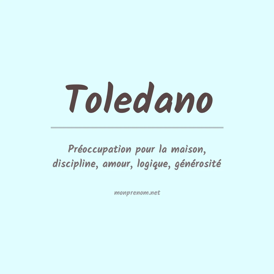 Prénom Toledano