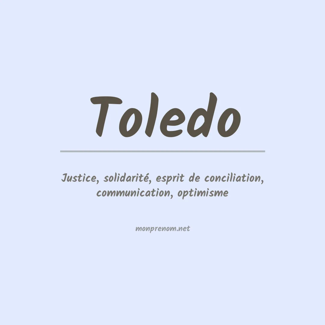 Prénom Toledo
