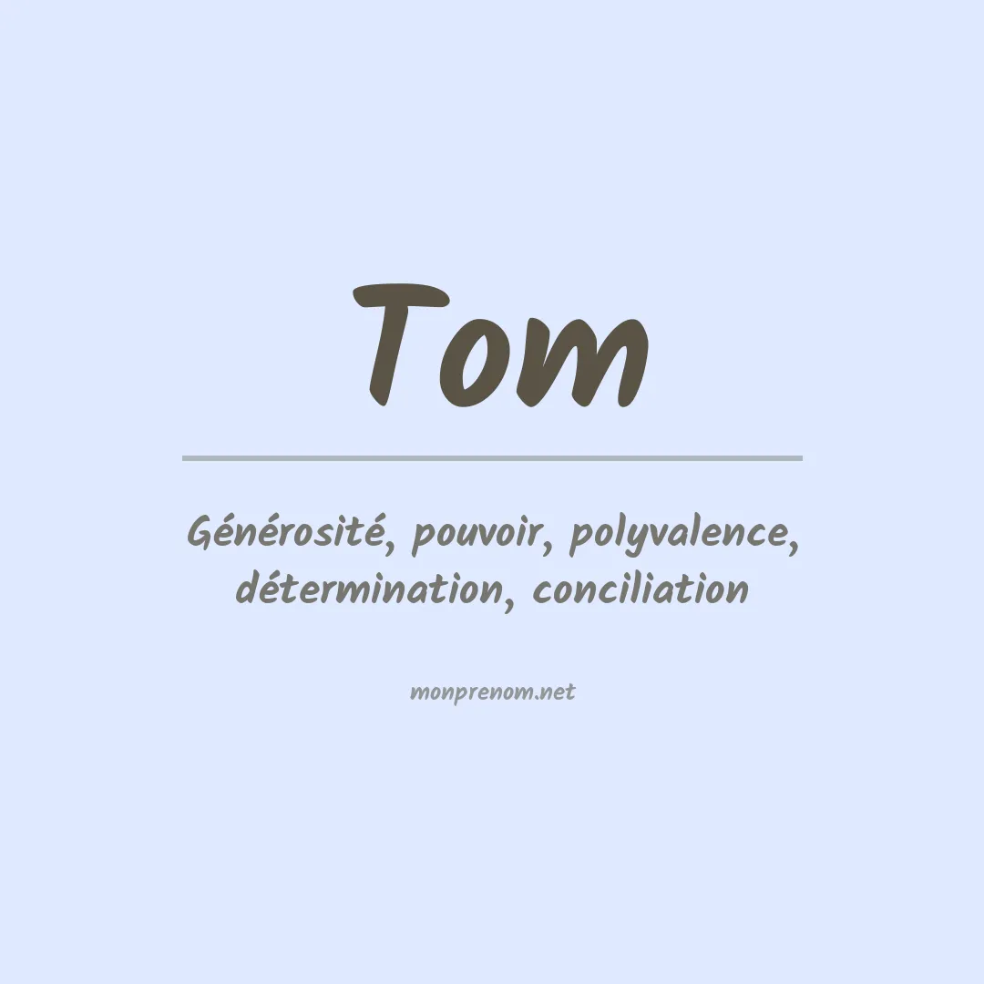 Prénom Tom