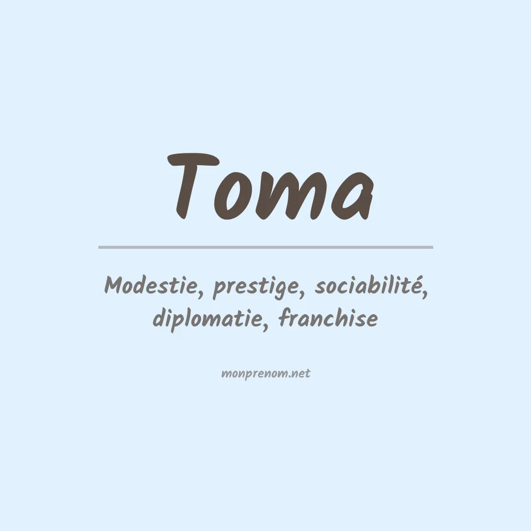 Prénom Toma