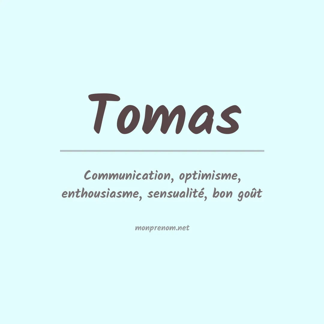 Prénom Tomas