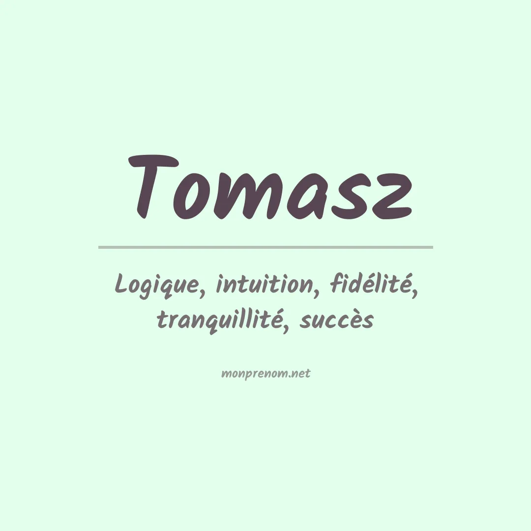 Prénom Tomasz