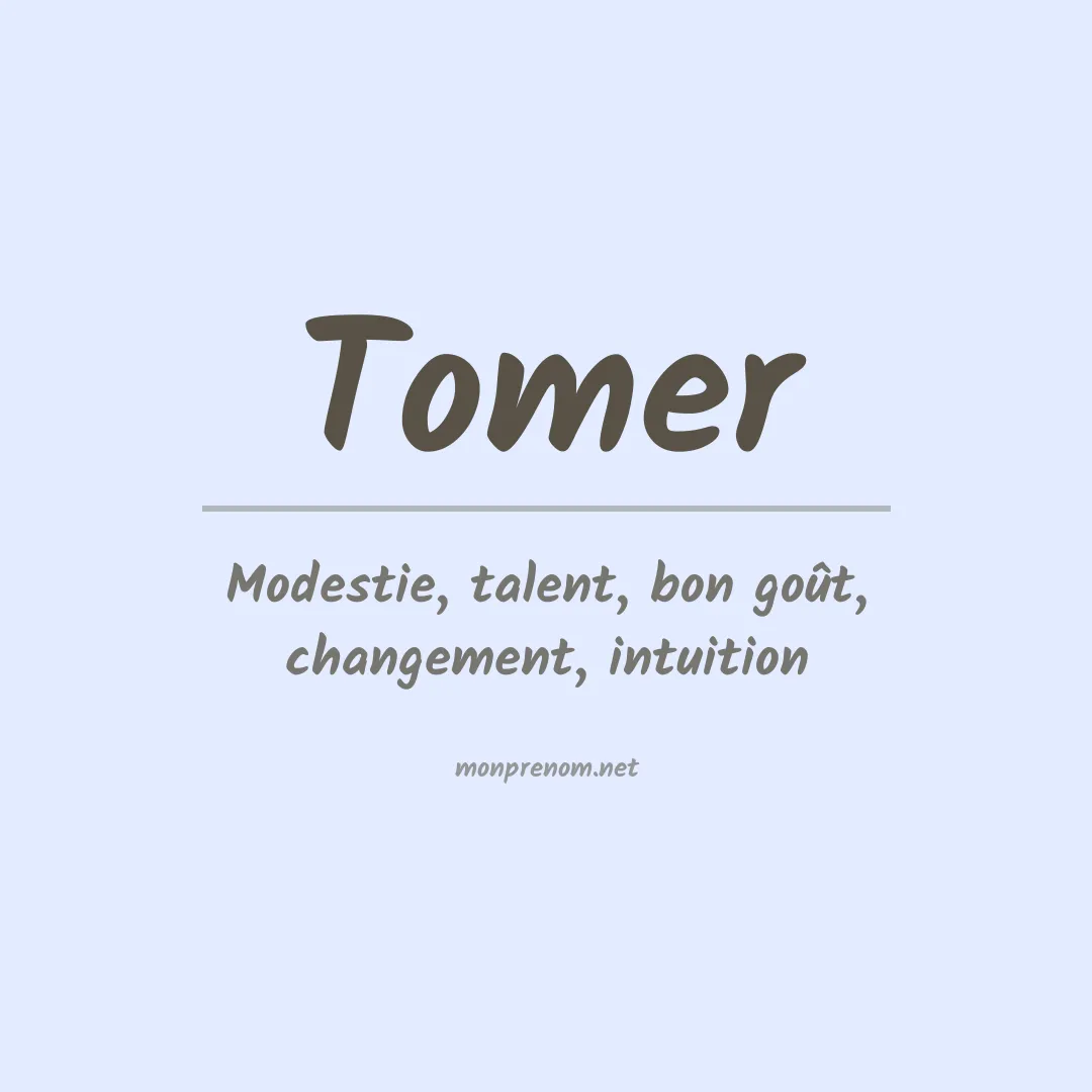 Prénom Tomer