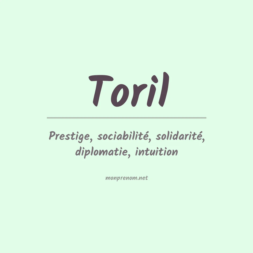 Prénom Toril