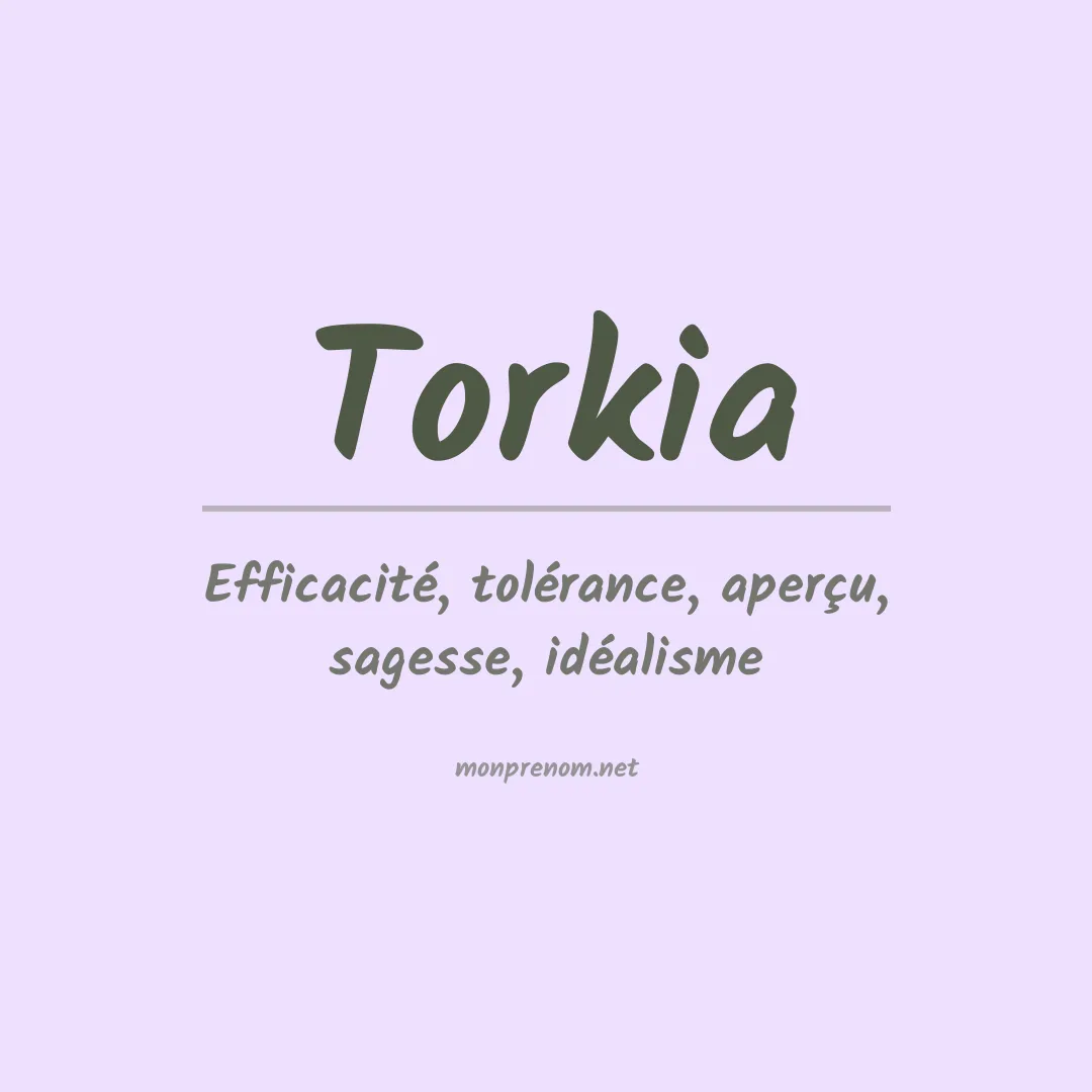 Prénom Torkia