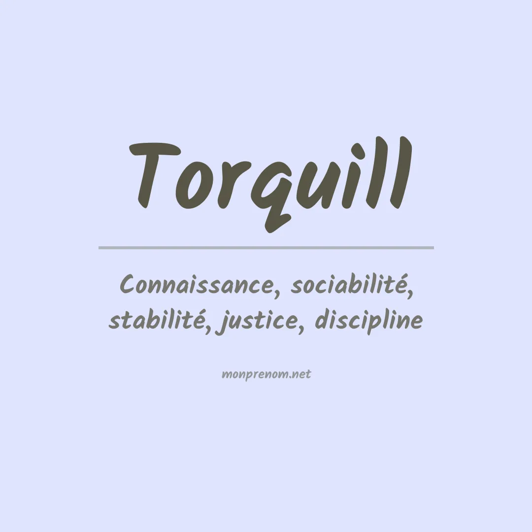 Signification du prénom Torquill