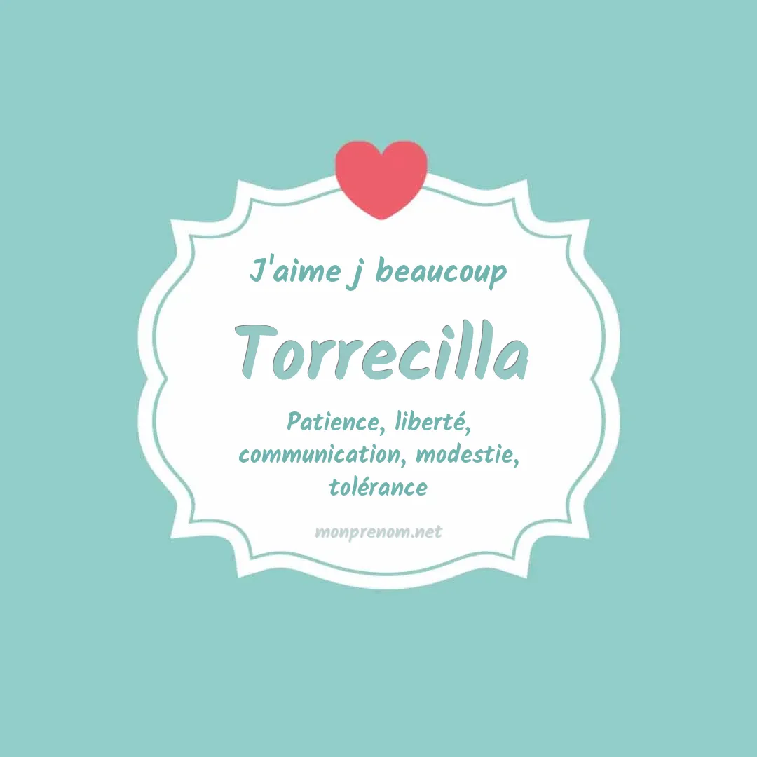 J'aime beaucoup Torrecilla