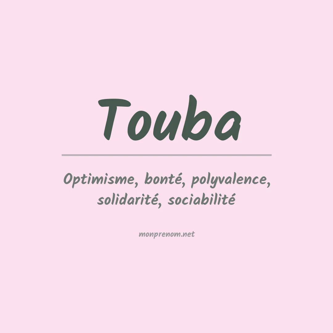 Signification du prénom Touba