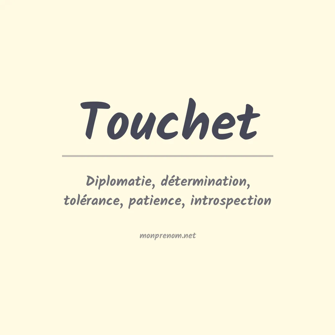 Prénom Touchet