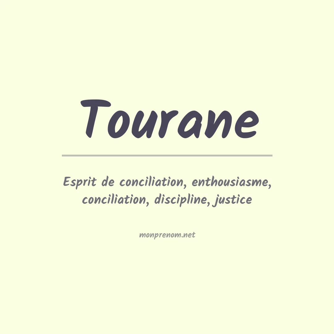 Signification du prénom Tourane