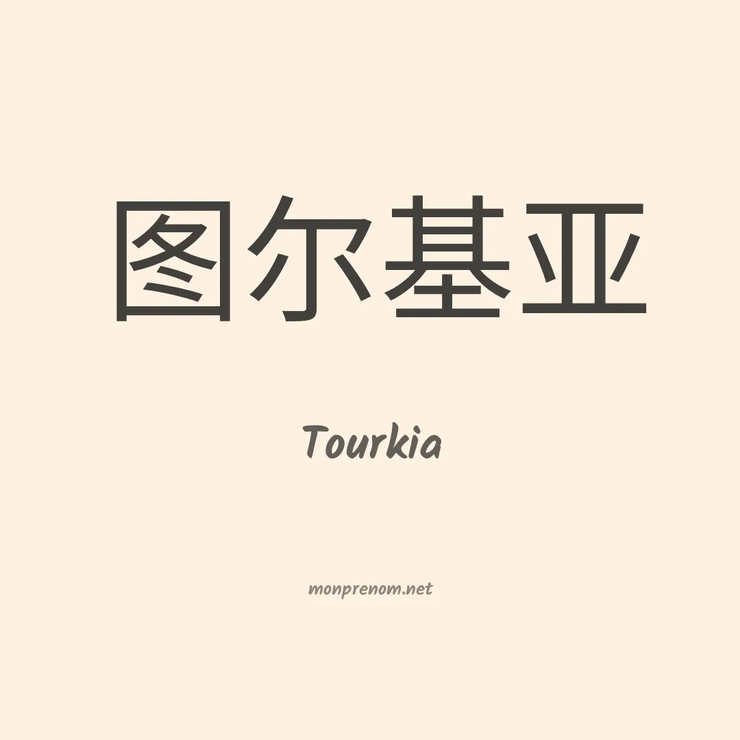 Tourkia en chinois