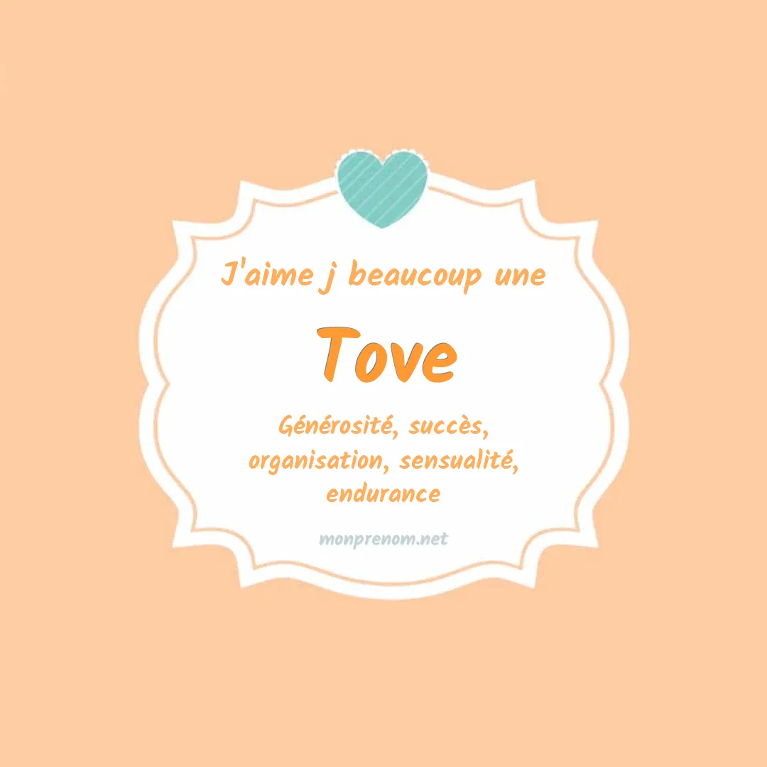 J'aime beaucoup Tove