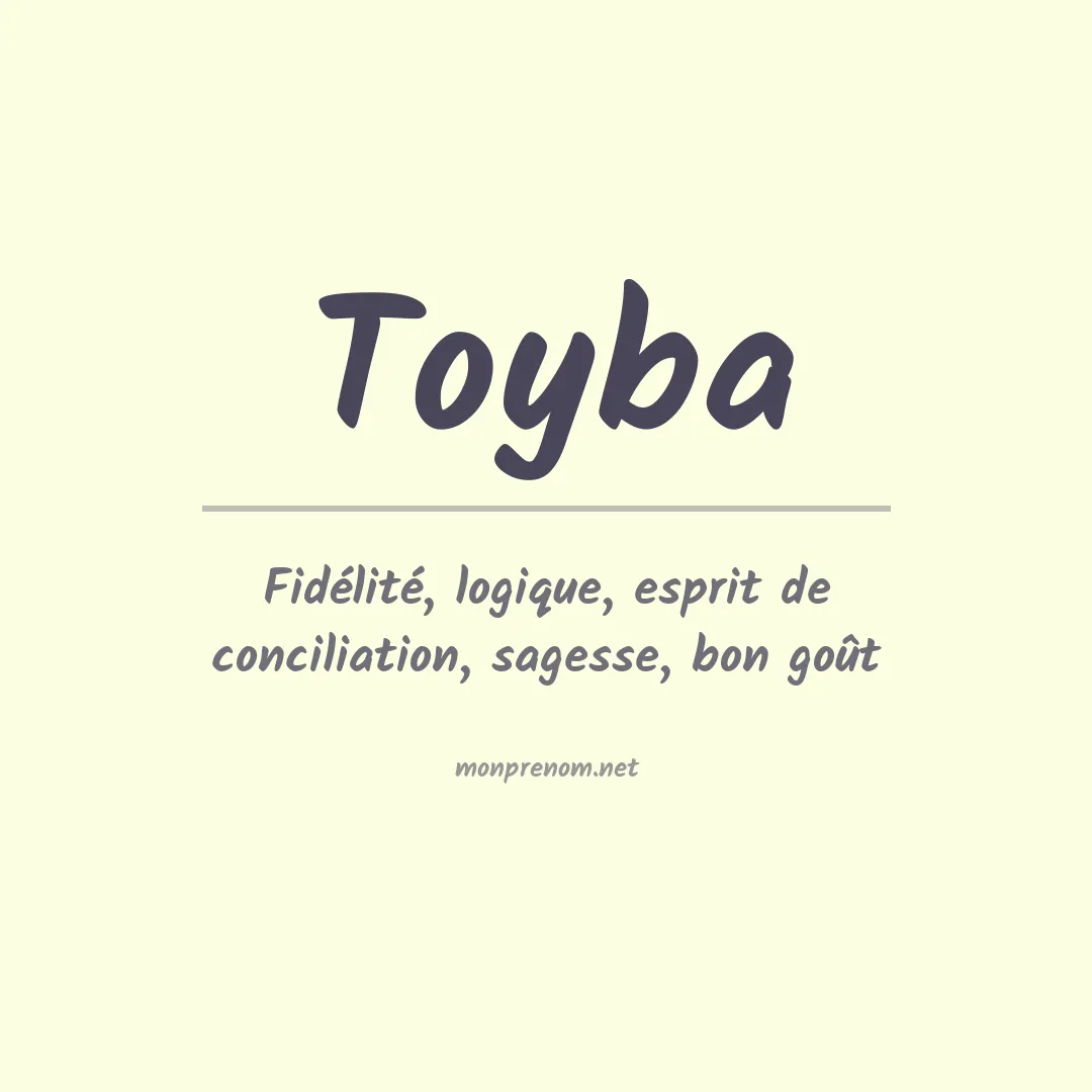 Prénom Toyba