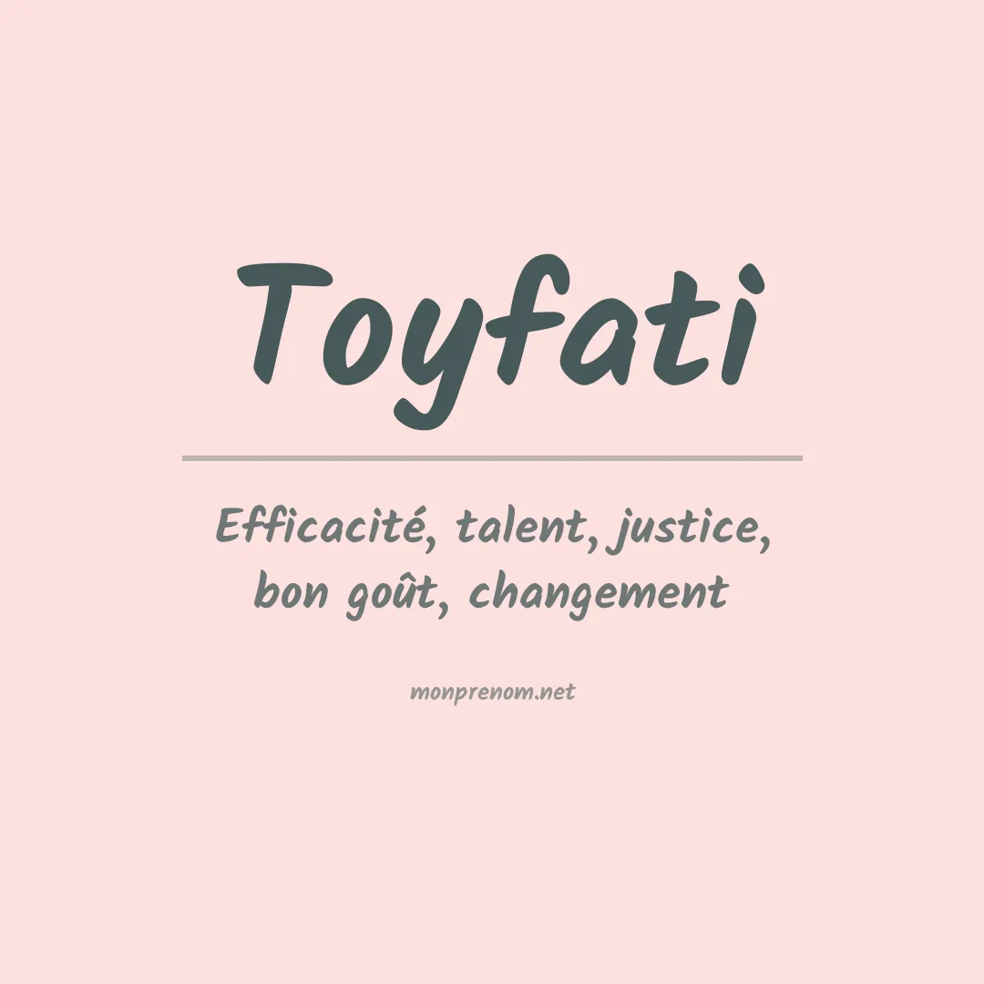 Prénom Toyfati