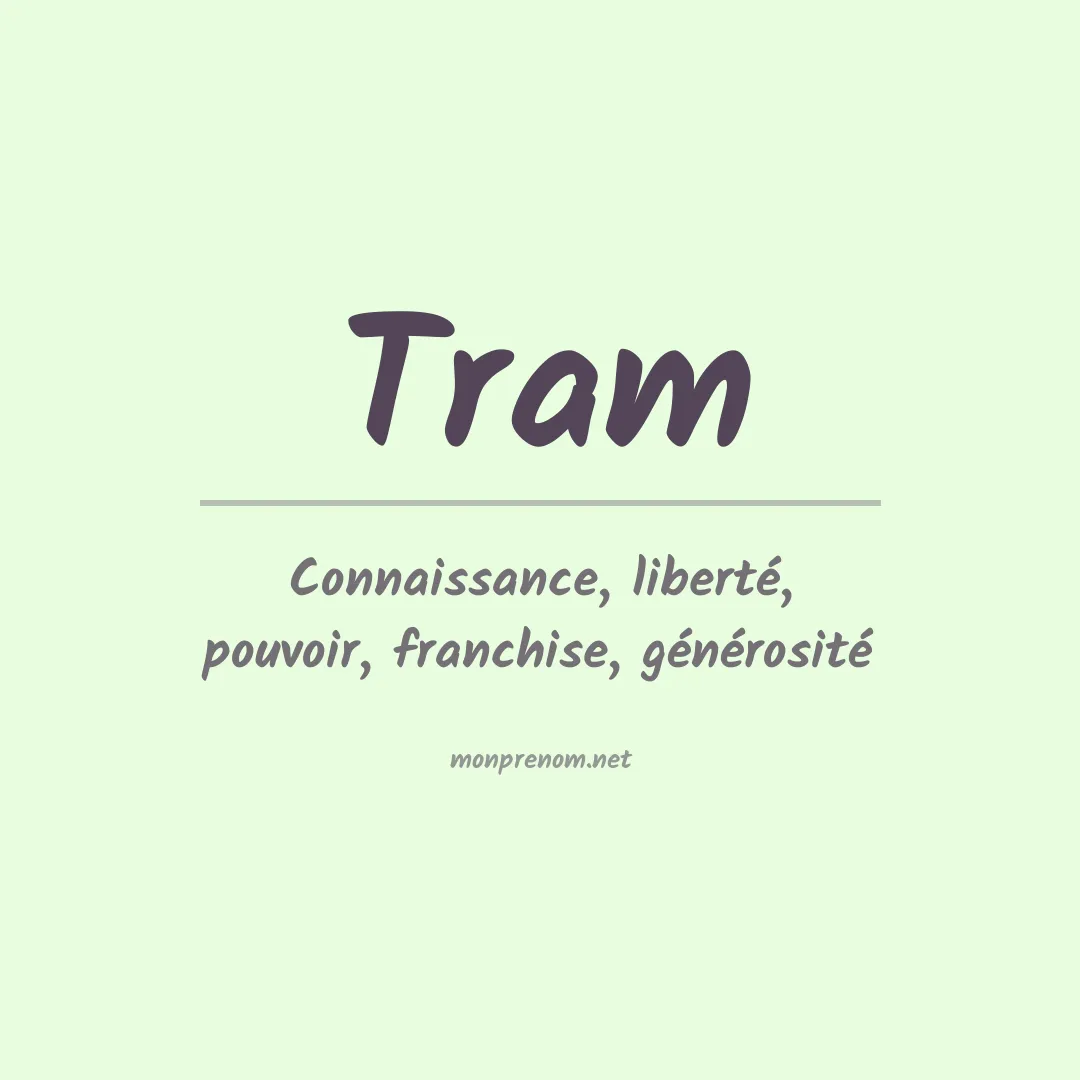Prénom Tram