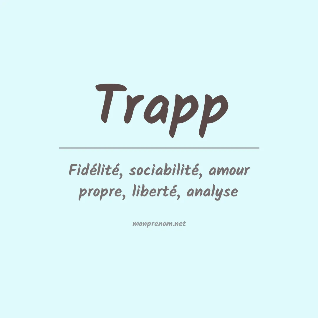 Prénom Trapp