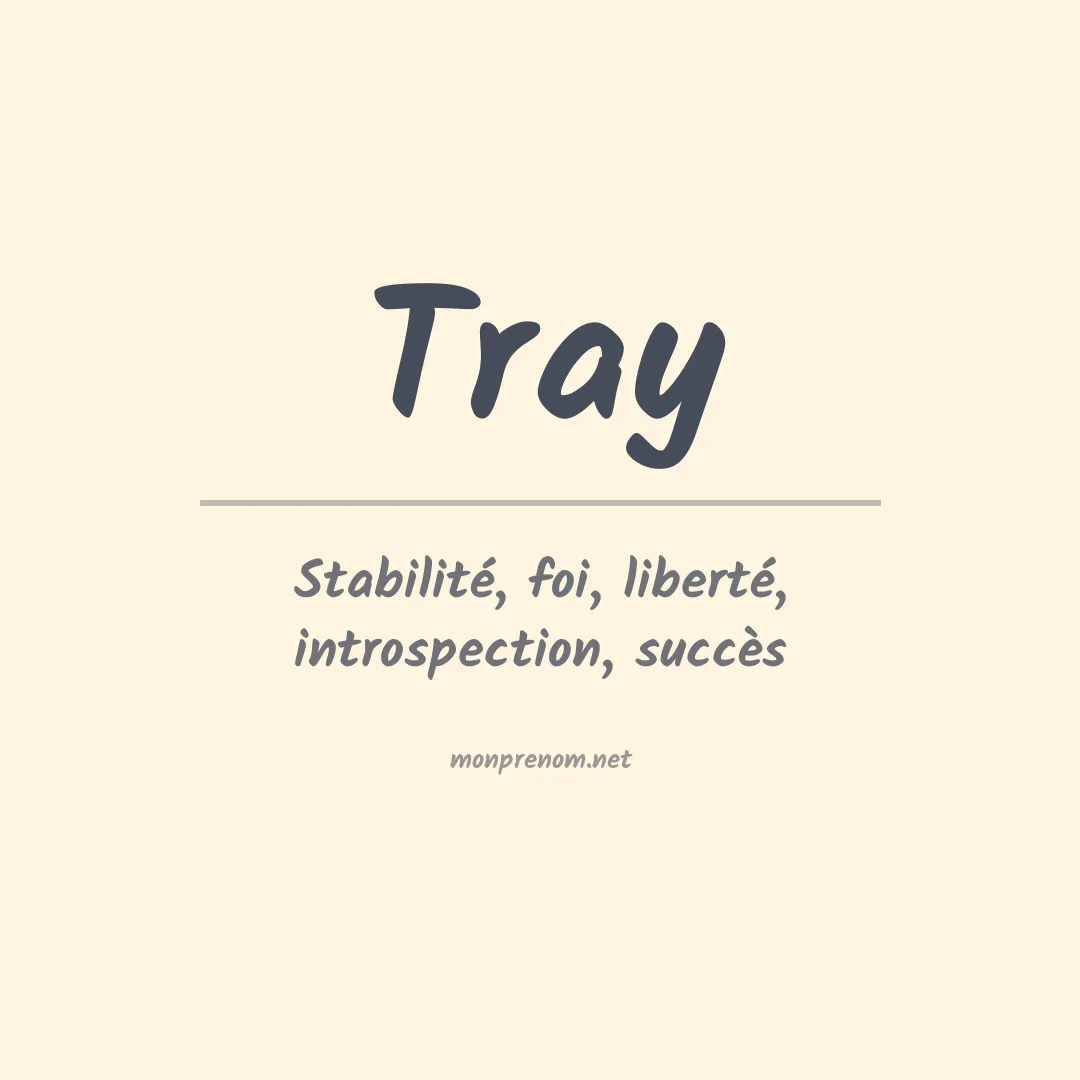Prénom Tray