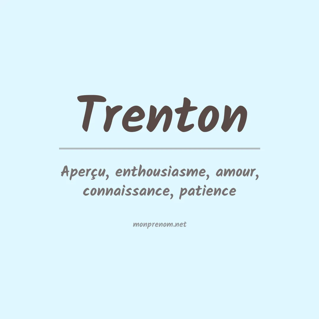 Prénom Trenton