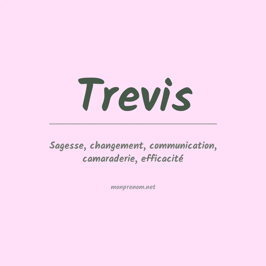 Prénom Trevis