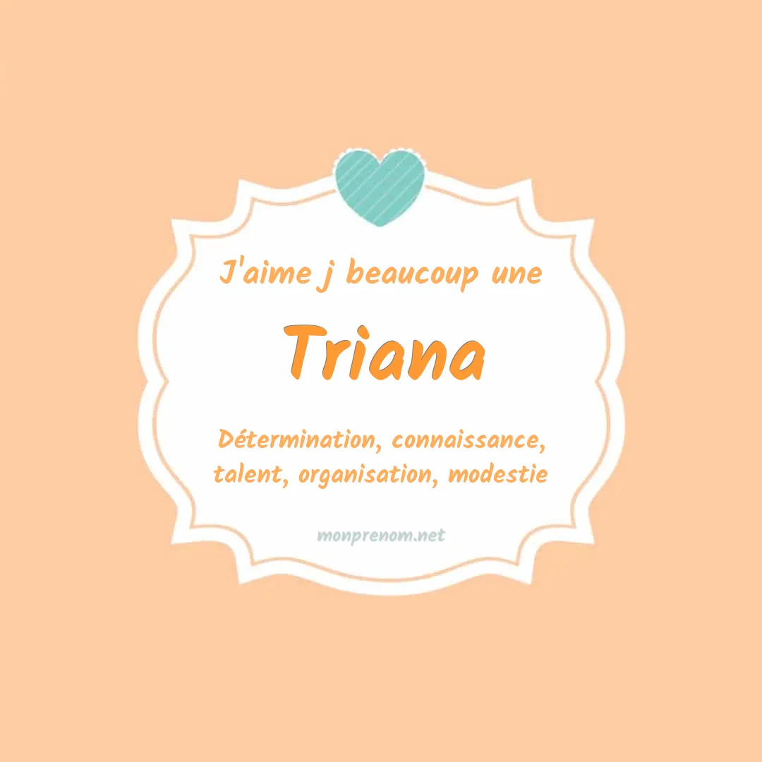 J'aime beaucoup Triana