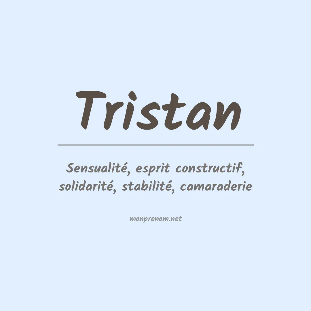 Prénom Tristan