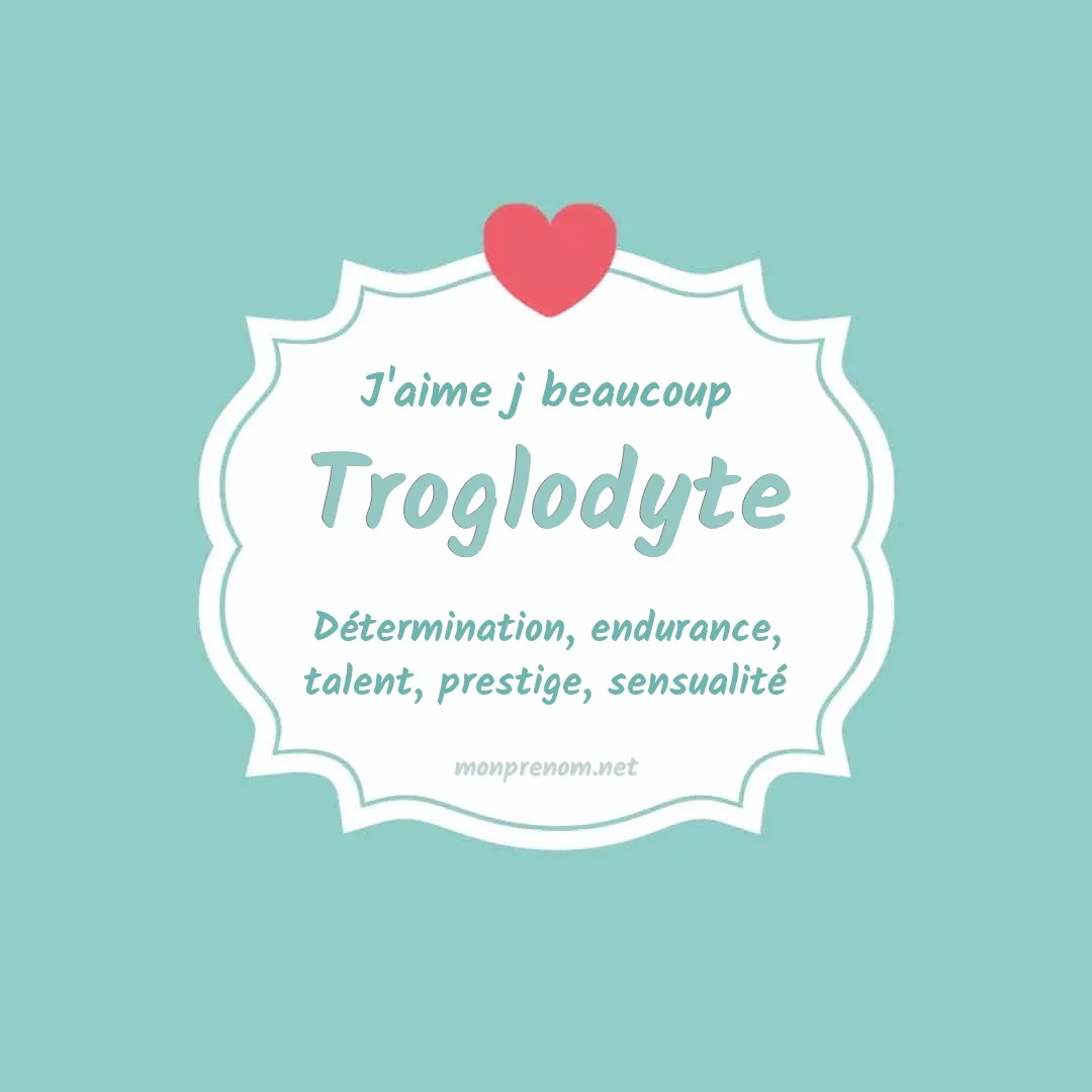 J'aime beaucoup Troglodyte