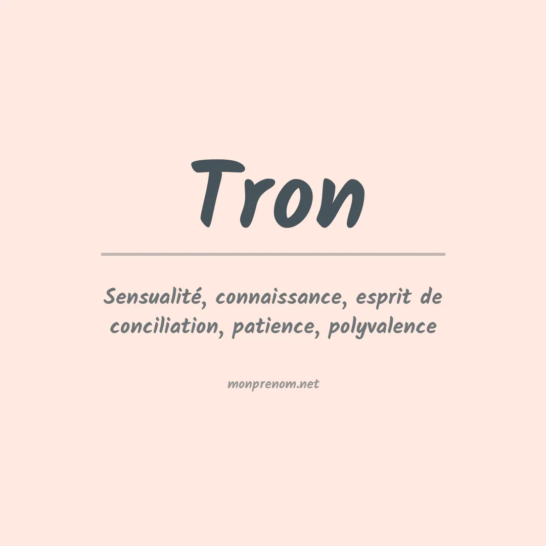 Prénom Tron