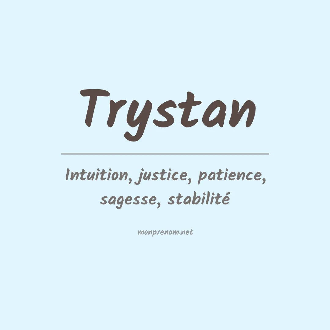 Prénom Trystan