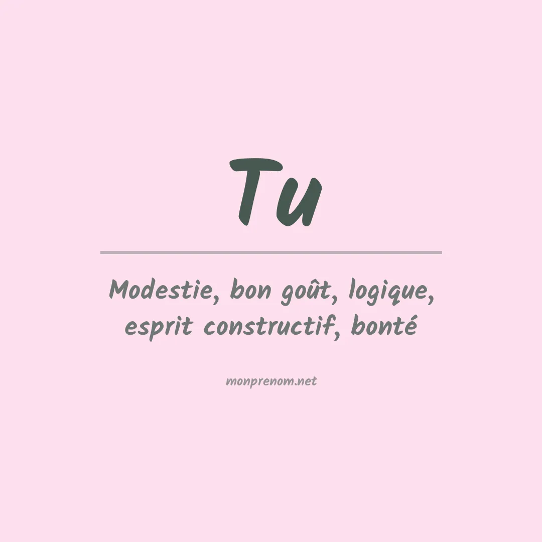 Prénom Tu