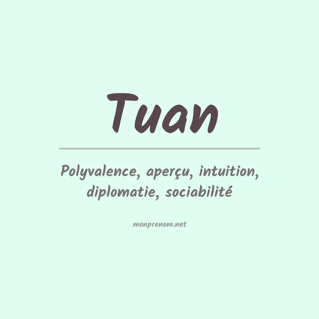 Prénom Tuan