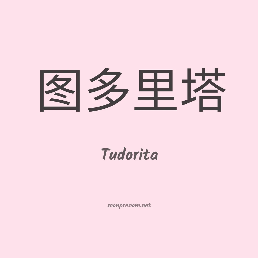 Tudorita en chinois