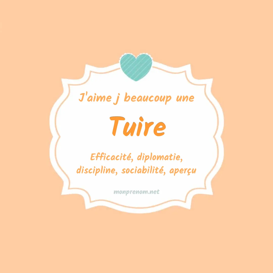 J'aime beaucoup Tuire