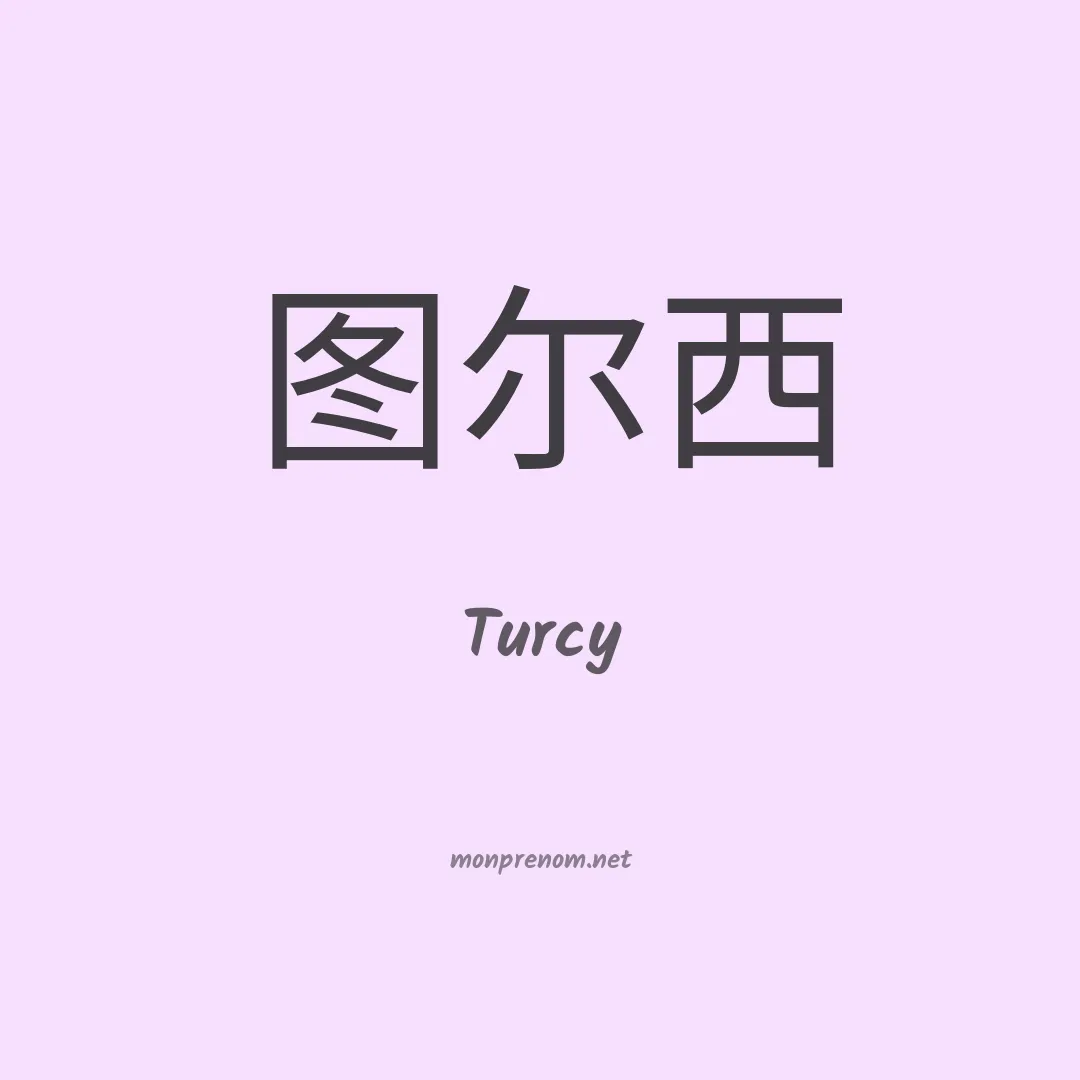 Turcy en chinois