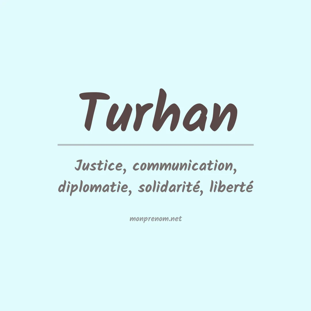 Prénom Turhan