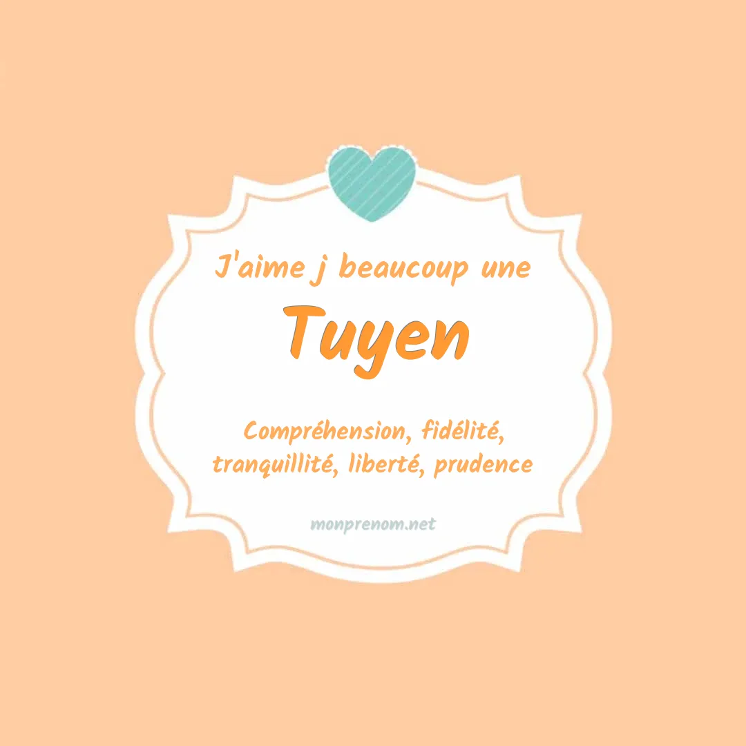 J'aime beaucoup Tuyen