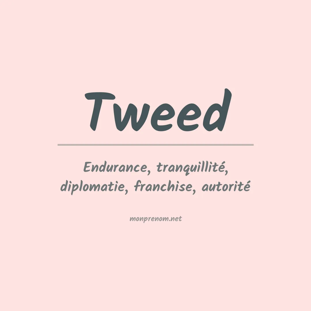 Prénom Tweed