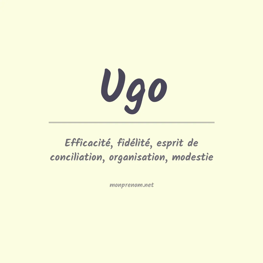 Prénom Ugo