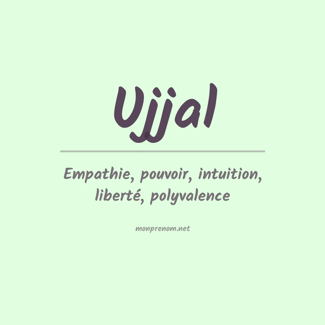Signification du prénom Ujjal