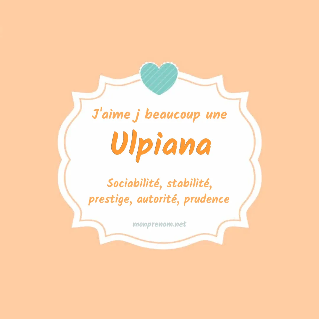 J'aime beaucoup Ulpiana