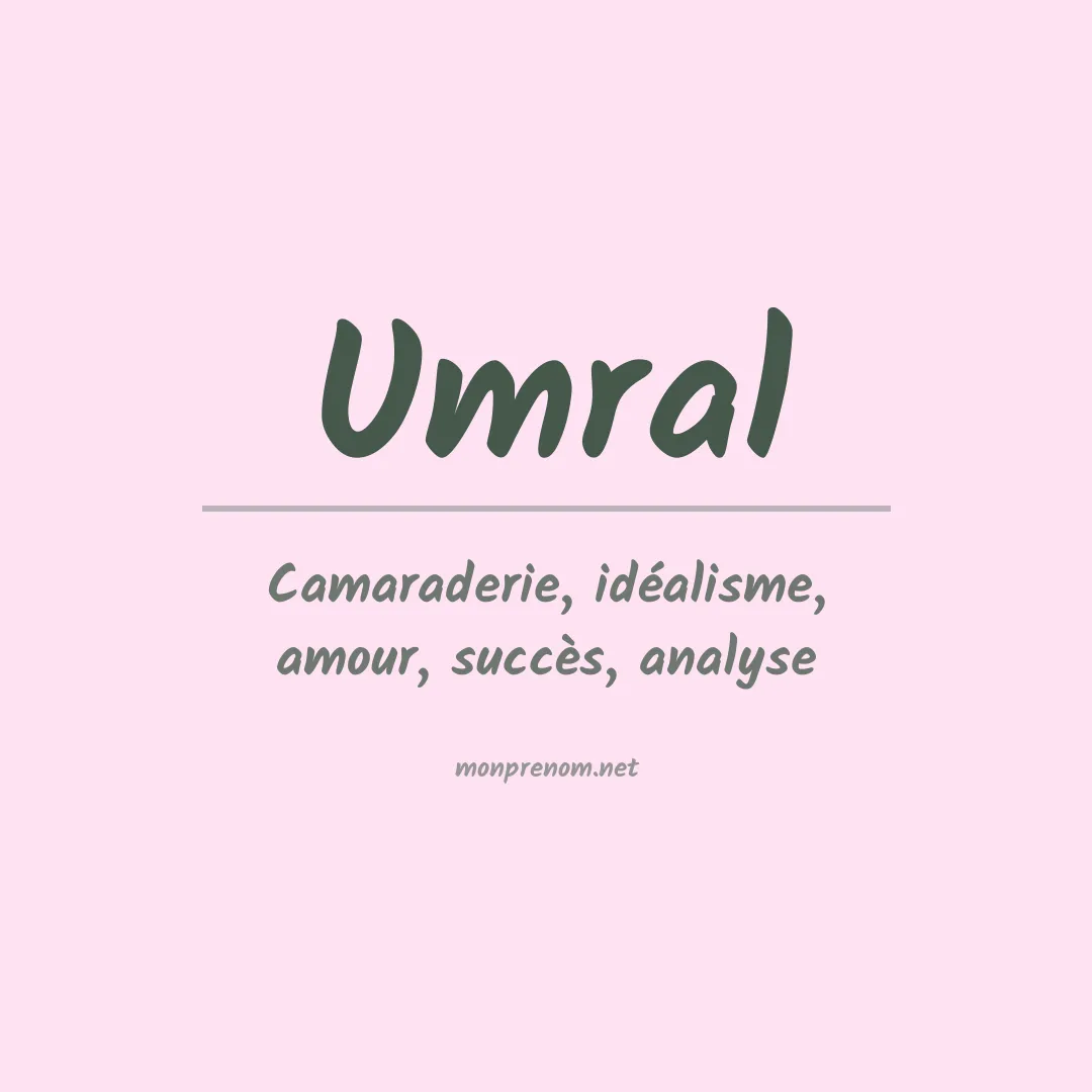 Prénom Umral