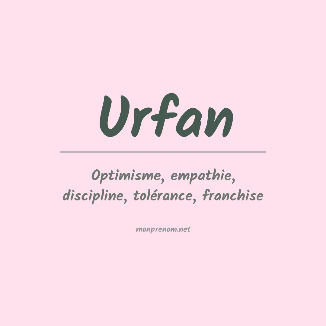 Prénom Urfan