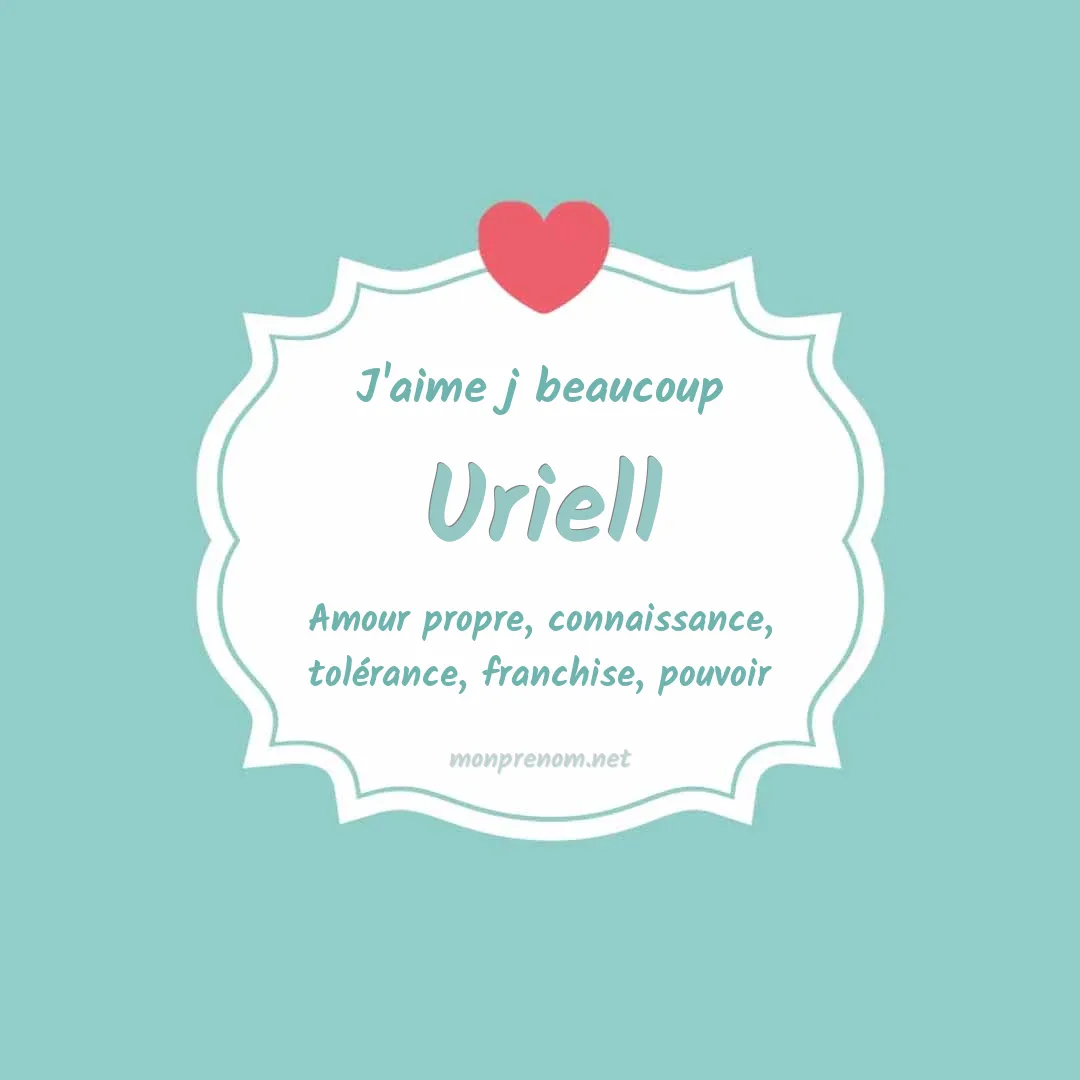 J'aime beaucoup Uriell