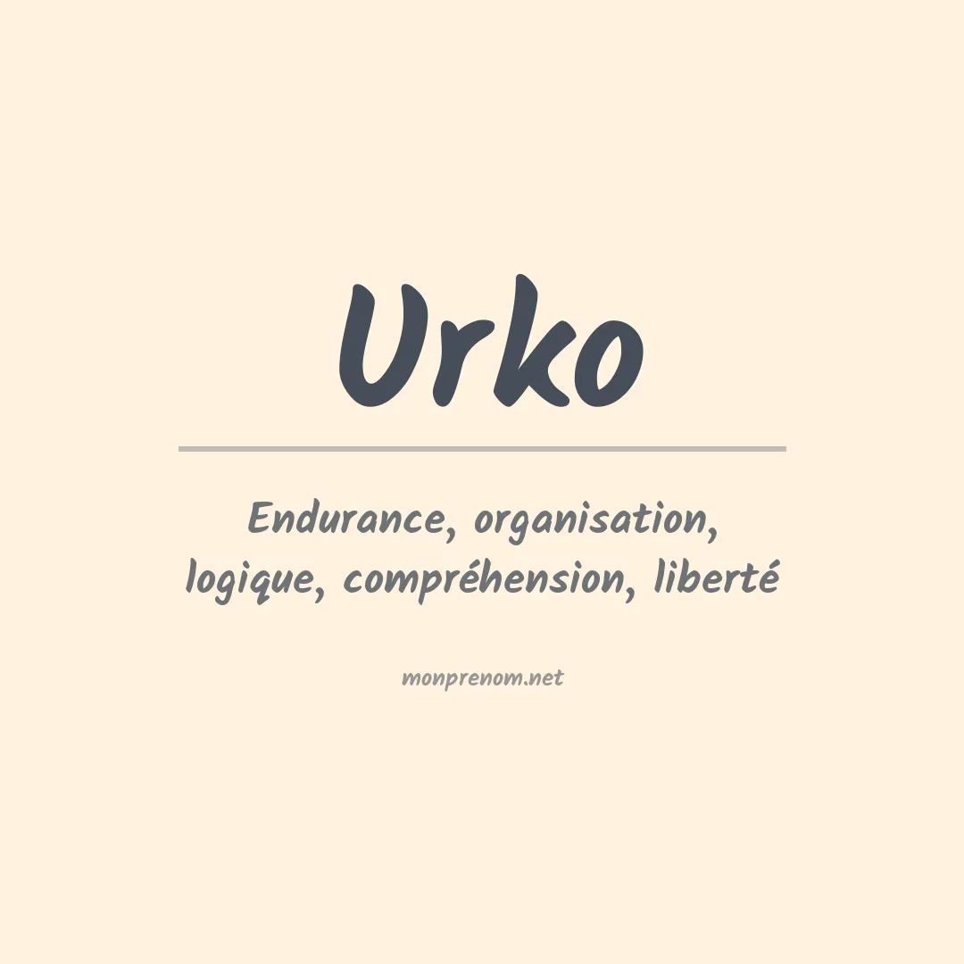 Prénom Urko